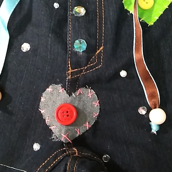 Blue jean bag. - Picture 3 of 6